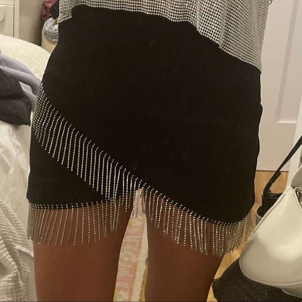 Zara sparkly skirt
